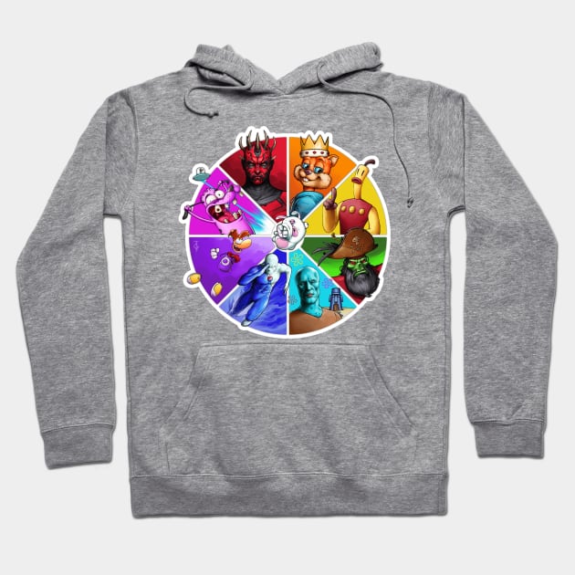 Color Wheel Hoodie by THEGAMEWORLD